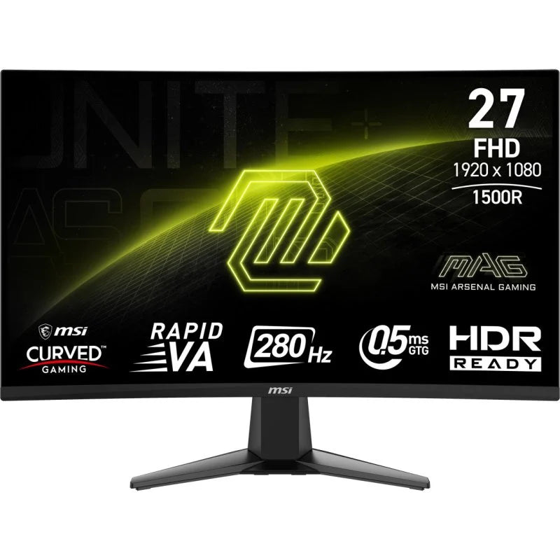 MSI MAG 276CXF 27" LED Rapid VA FullHD 280Hz Curva