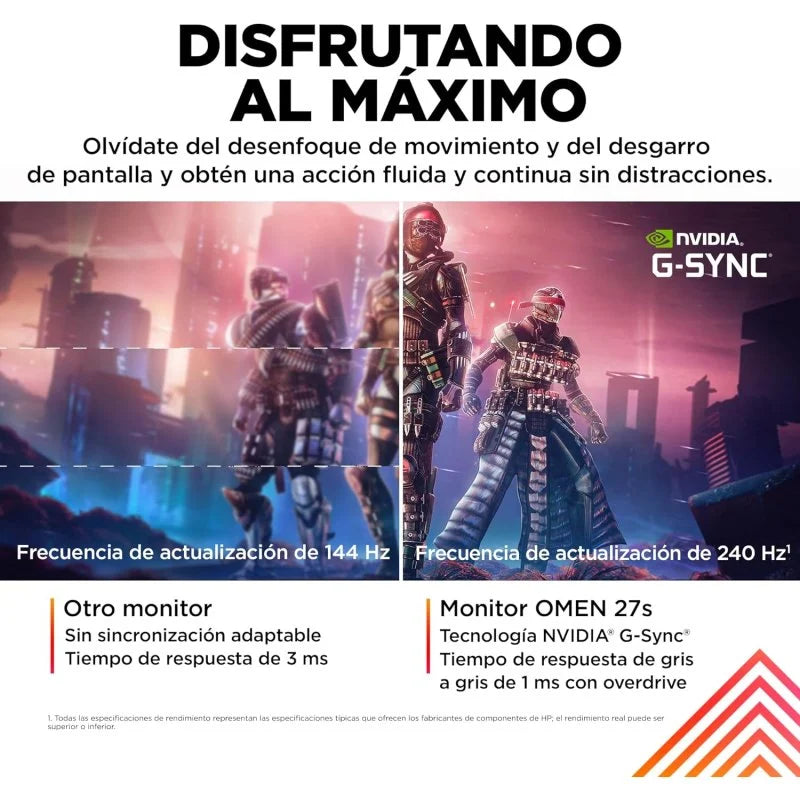 HP OMEN 27s 27" Edge LED IPS Full-HD 240Hz G-Sync