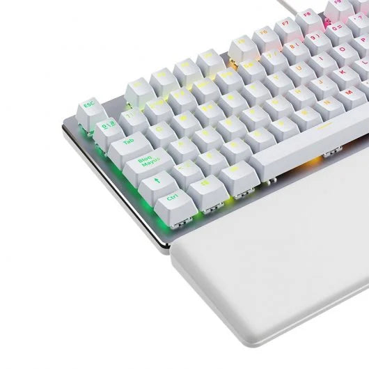 Newskill Serike V2 Teclado Mecánico Gaming RGB Blanco NewSwitch Red