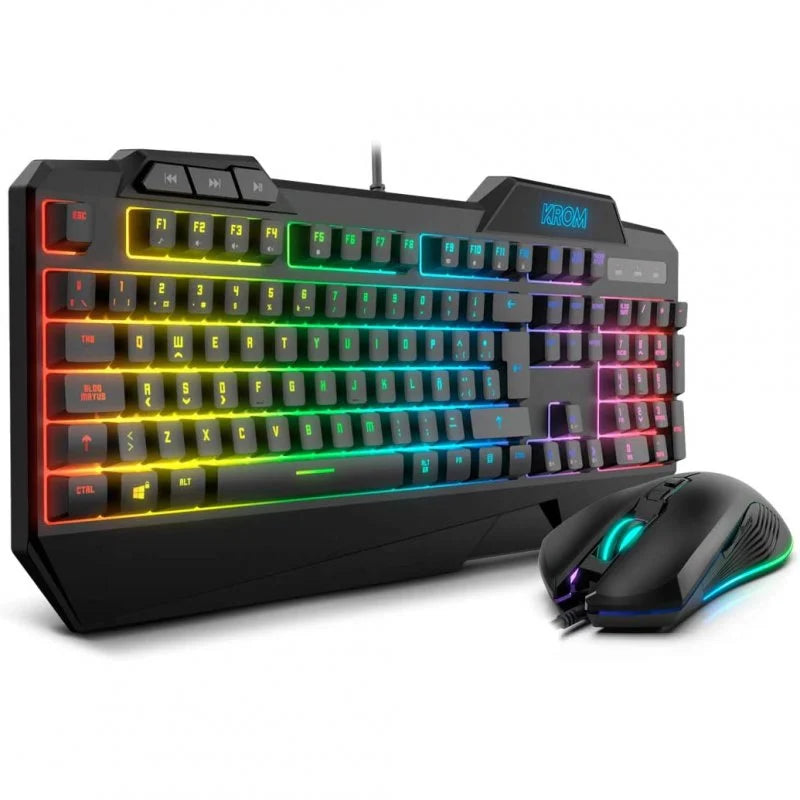 Krom Krusher Teclado Gaming Híbrido RGB + Ratón